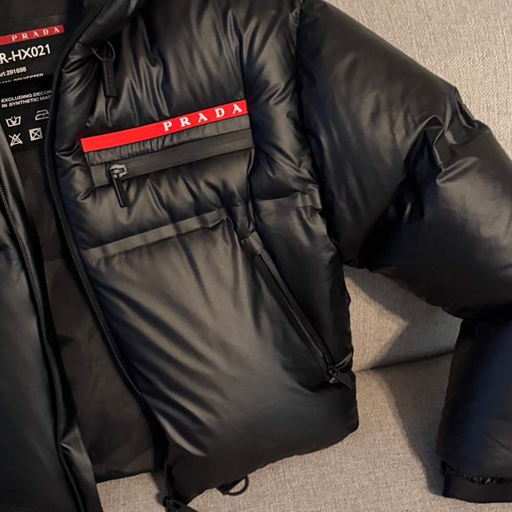Prada Black Puffer Jacket - Picture 4 of 6